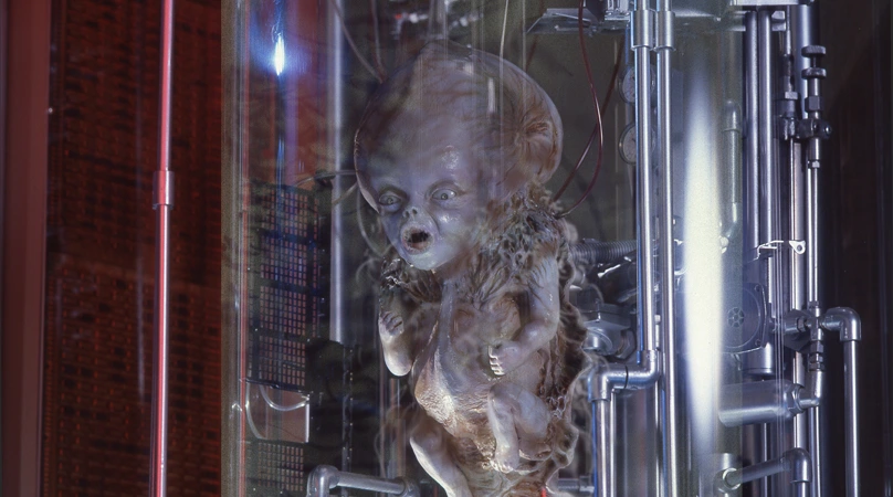 Jacques Gastineau - animatronic child for the movie Terminus 1987